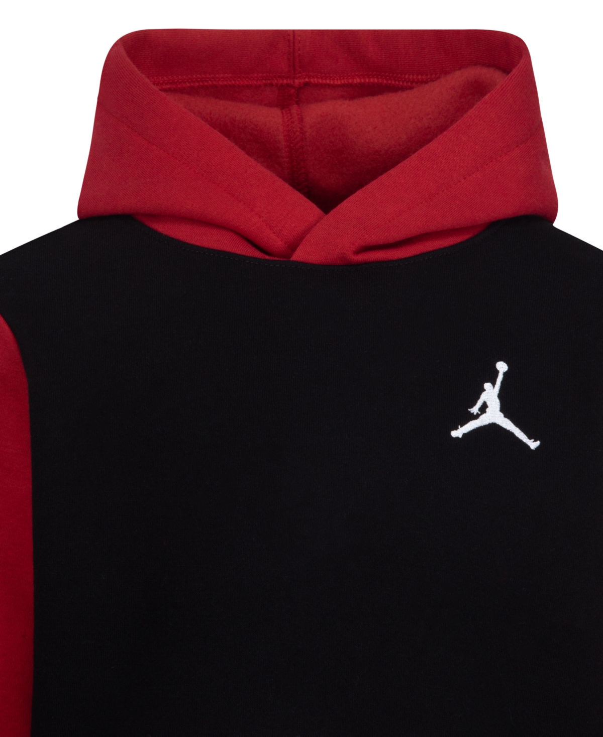 Jordan Little Boys Essentials Fleece Pullover and Pants, 2 Piece Set - Gym Red