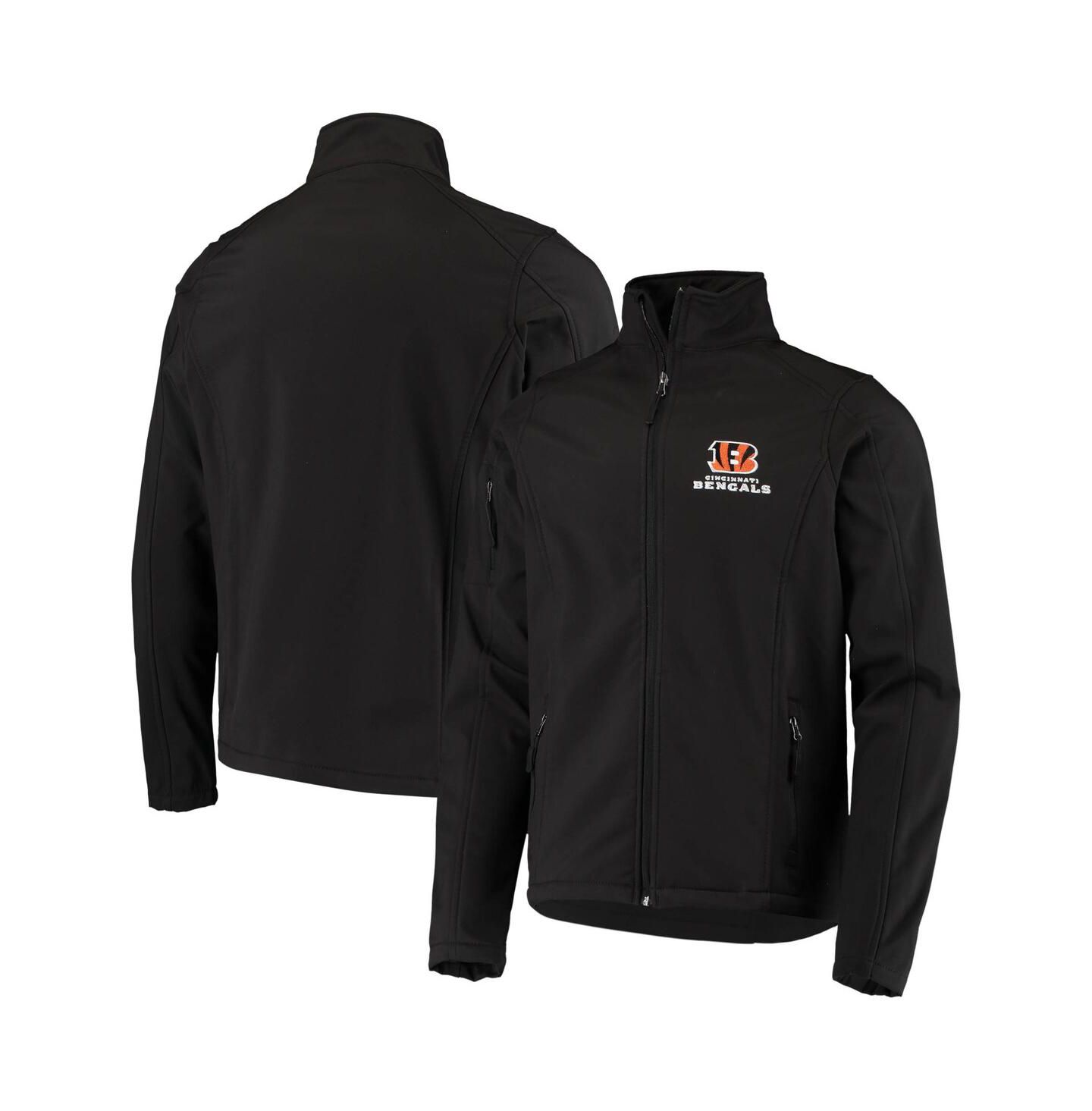Мужская куртка Dunbrooke Black Cincinnati Bengals Sonoma Softshell Full-Zip — фото 1