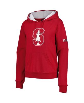 Women's Cardinal Stanford Cardinal Team Big Logo Pullover Hoodie
