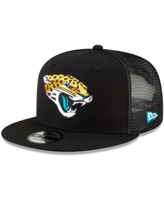 Men's New Era Black Jacksonville Jaguars Shade Trucker 9FIFTY Snapback ...