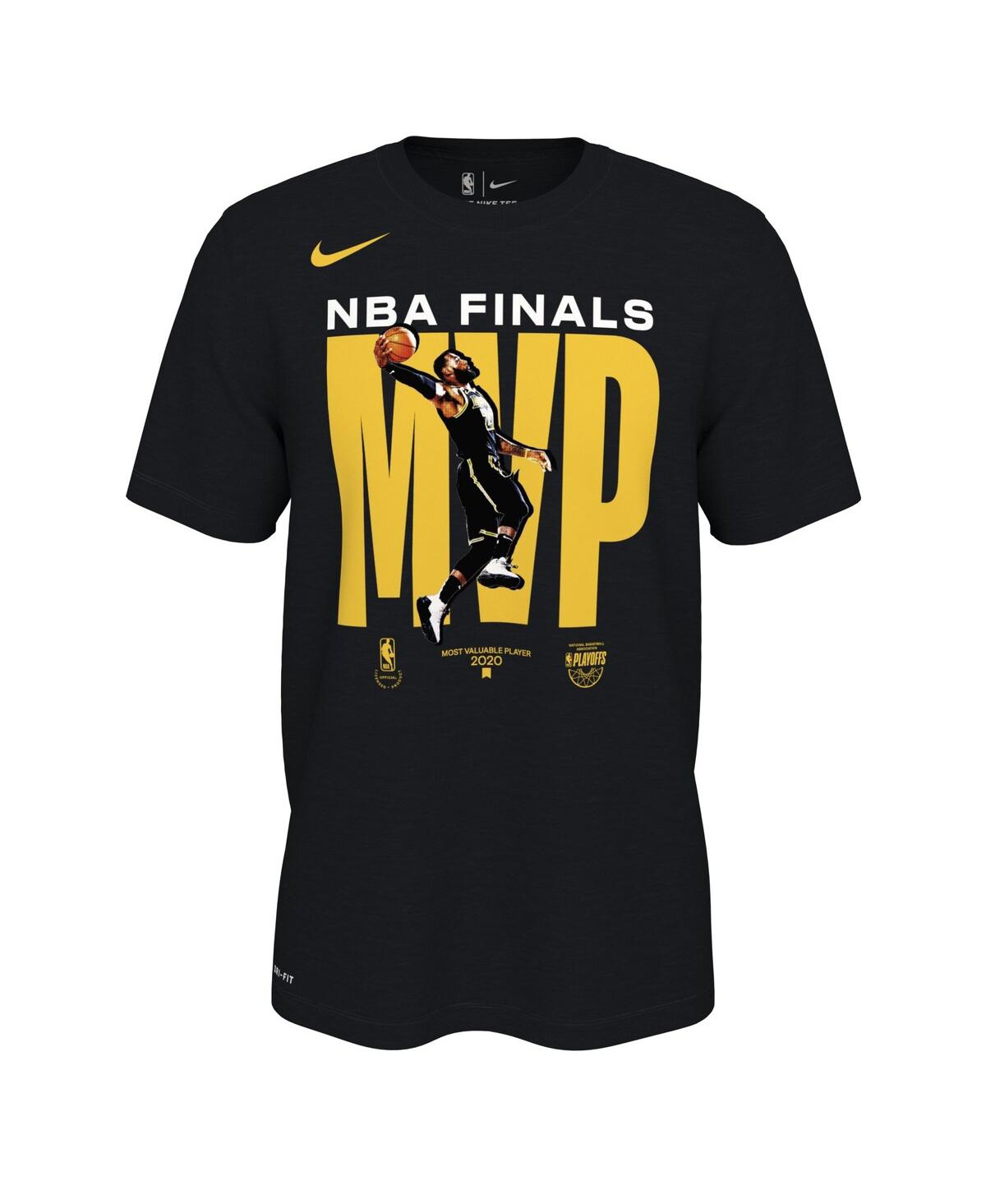 Men's Nike LeBron JamesLos Angeles Lakers 2020 Nba Finals Champions Mvp T-shirt - Black
