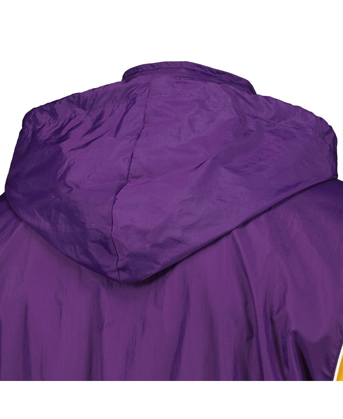 Shop Mitchell & Ness Men's  Purple Distressed Minnesota Vikings 1992 Sideline Full-zip Jacket