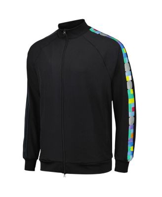 Men's Black Peter Saville x Manchester United Full-Zip Track Jacket