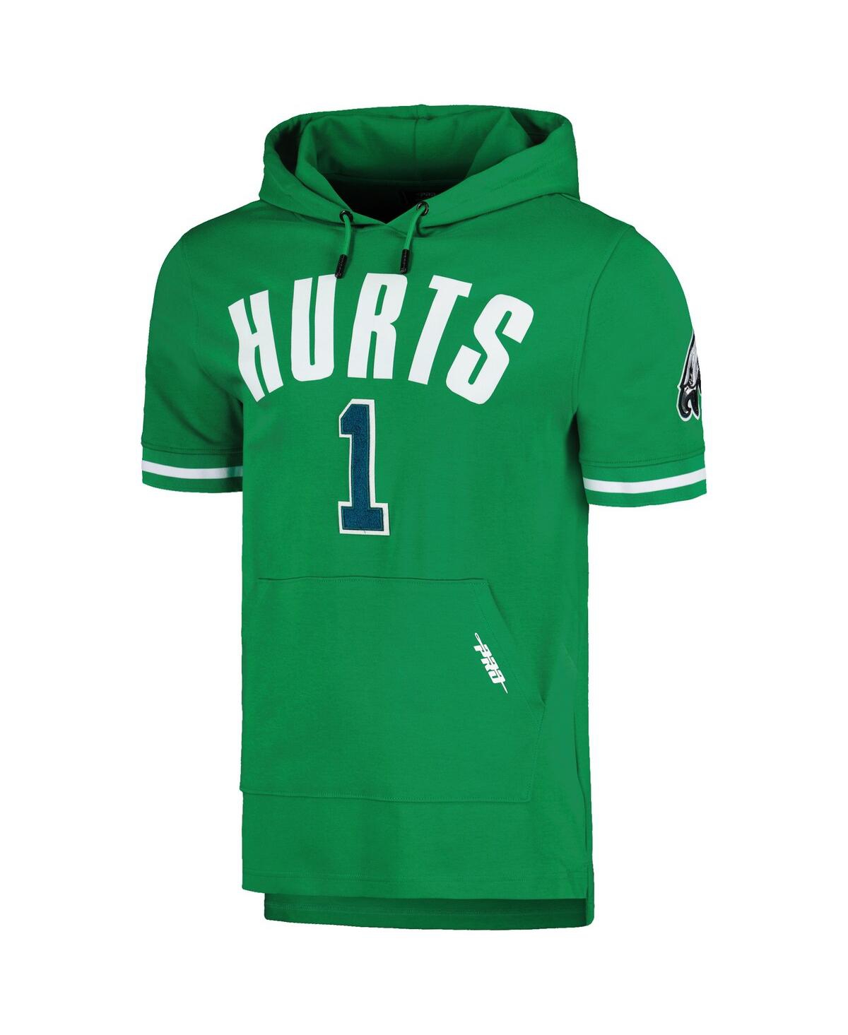 Men's Pro Standard Jalen HurtsPhiladelphia Eagles Player Name and Number Hoodie T-shirt - Kelly Green