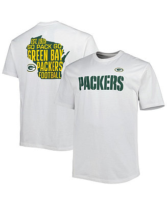 Fanatics Men's White Green Bay Packers Big and Tall Hometown Collection ...