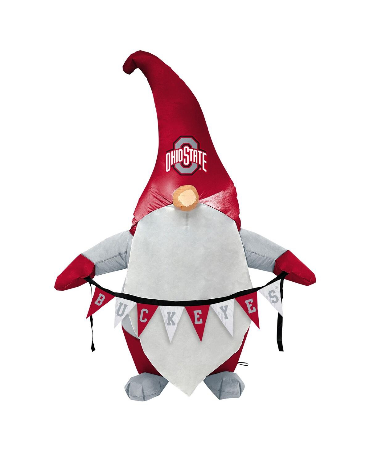 Shop Pegasus Home Fashions Pegasus Ohio State Buckeyes Inflatable Gnome In Red,white