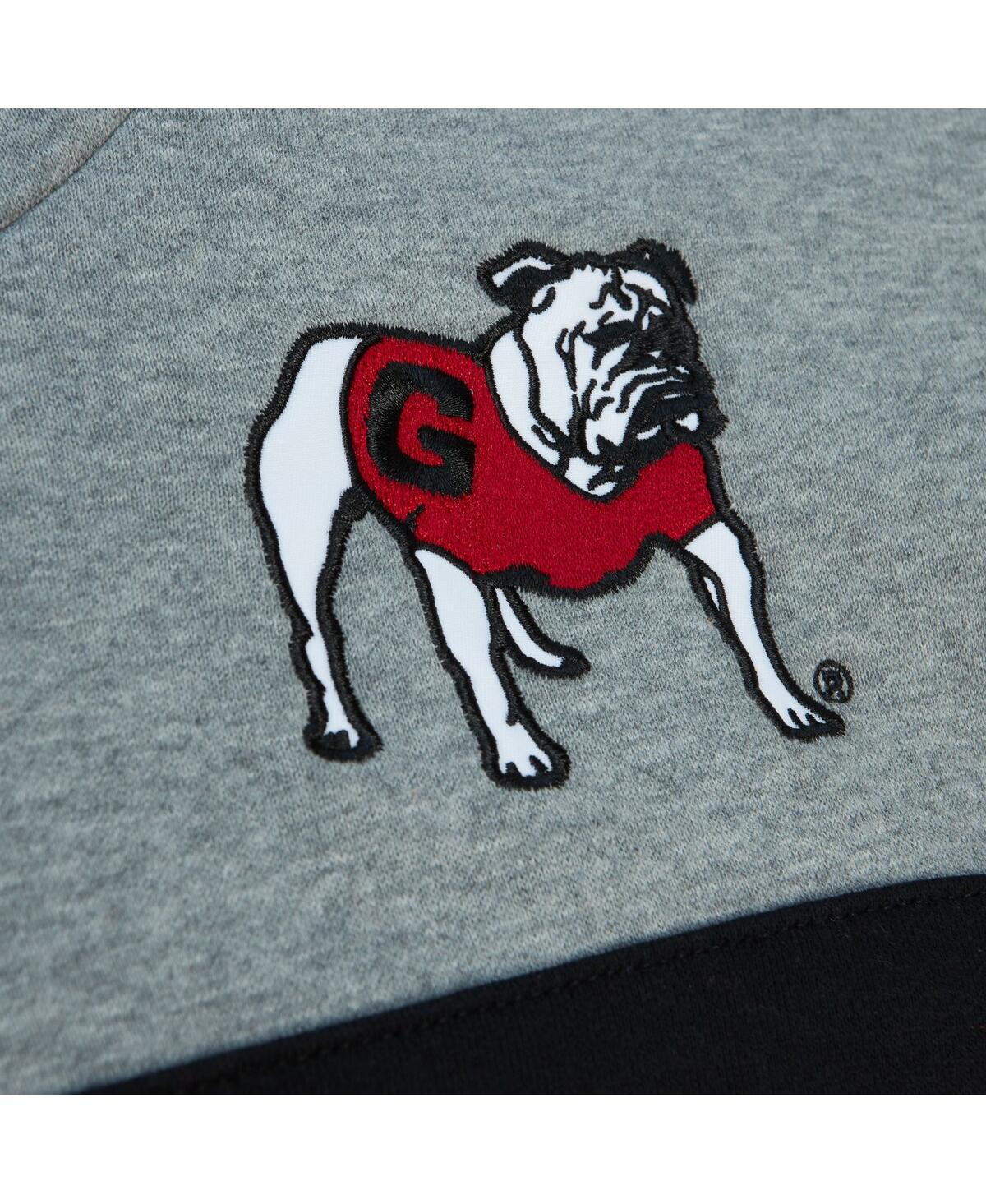 Men's Mitchell & NessGeorgia Bulldogs Head Coach Pullover Hoodie - Red