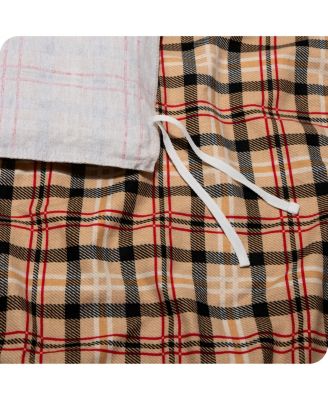 Cotton Flannel King/California King Duvet Cover Set