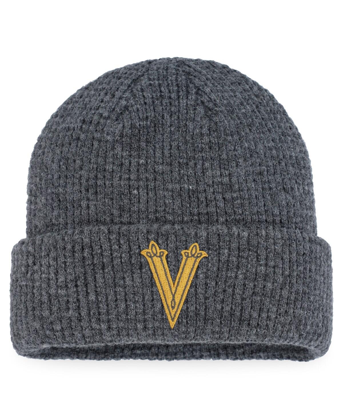 Shop Fanatics Men's  Vegas Golden Knights Charcoal 2024 Nhl Winter Classic Fisherman Cuffed Knit Hat