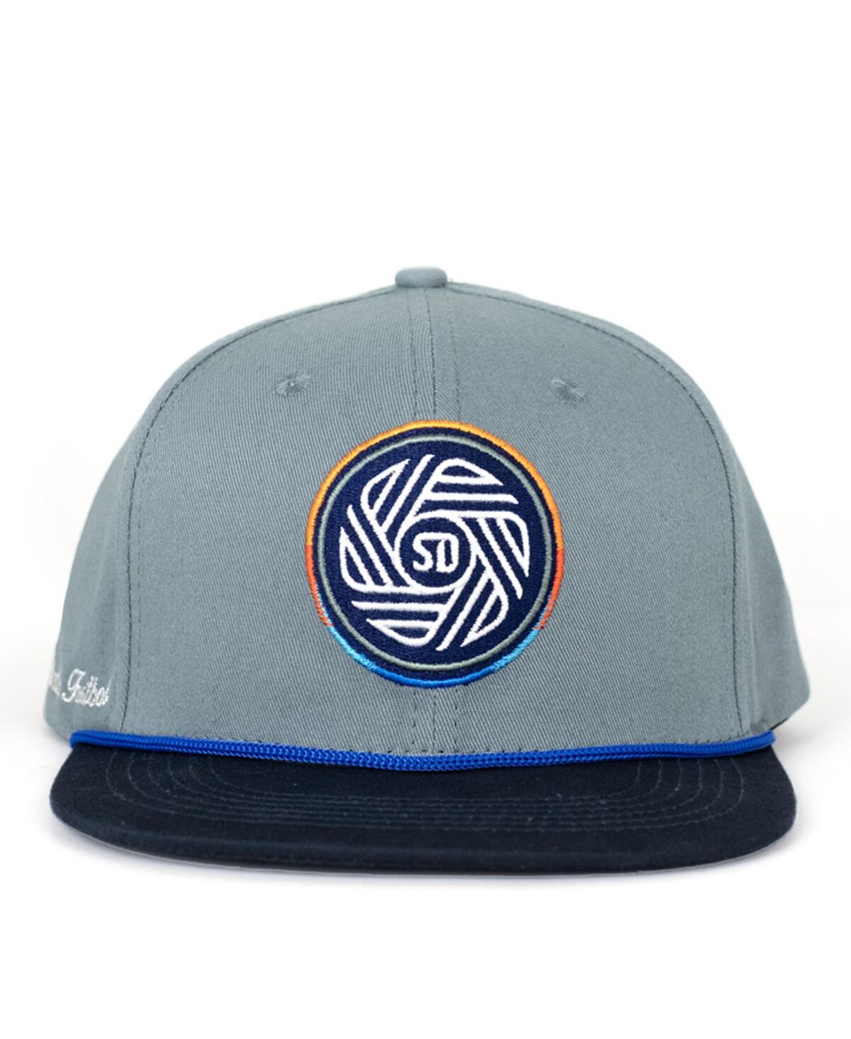Shop Live Breathe Futbol Men's  Gray San Diego Fc Snapback Adjustable Hat