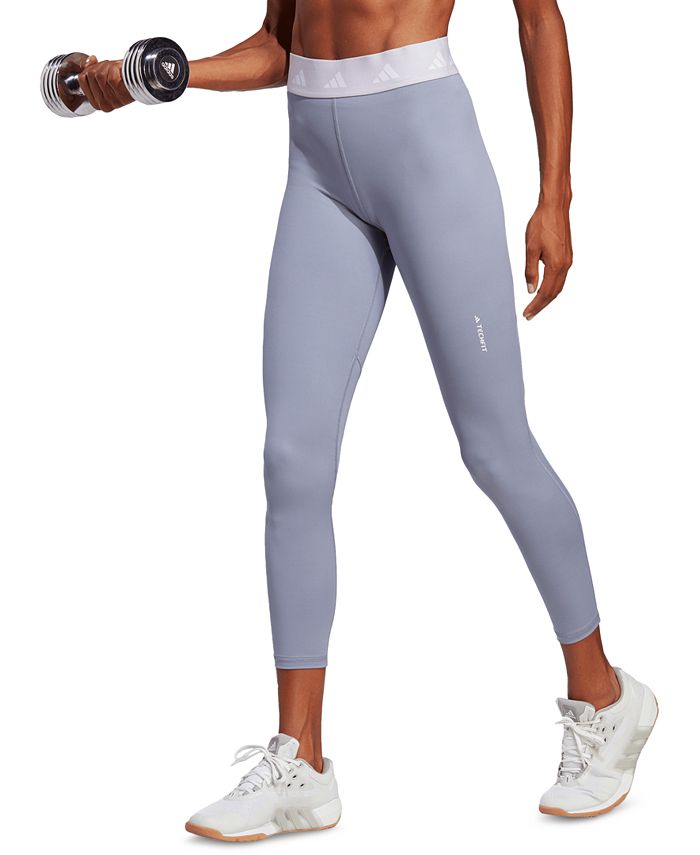 adidas Training Techfit 7/8 leggings with cross over waistband in