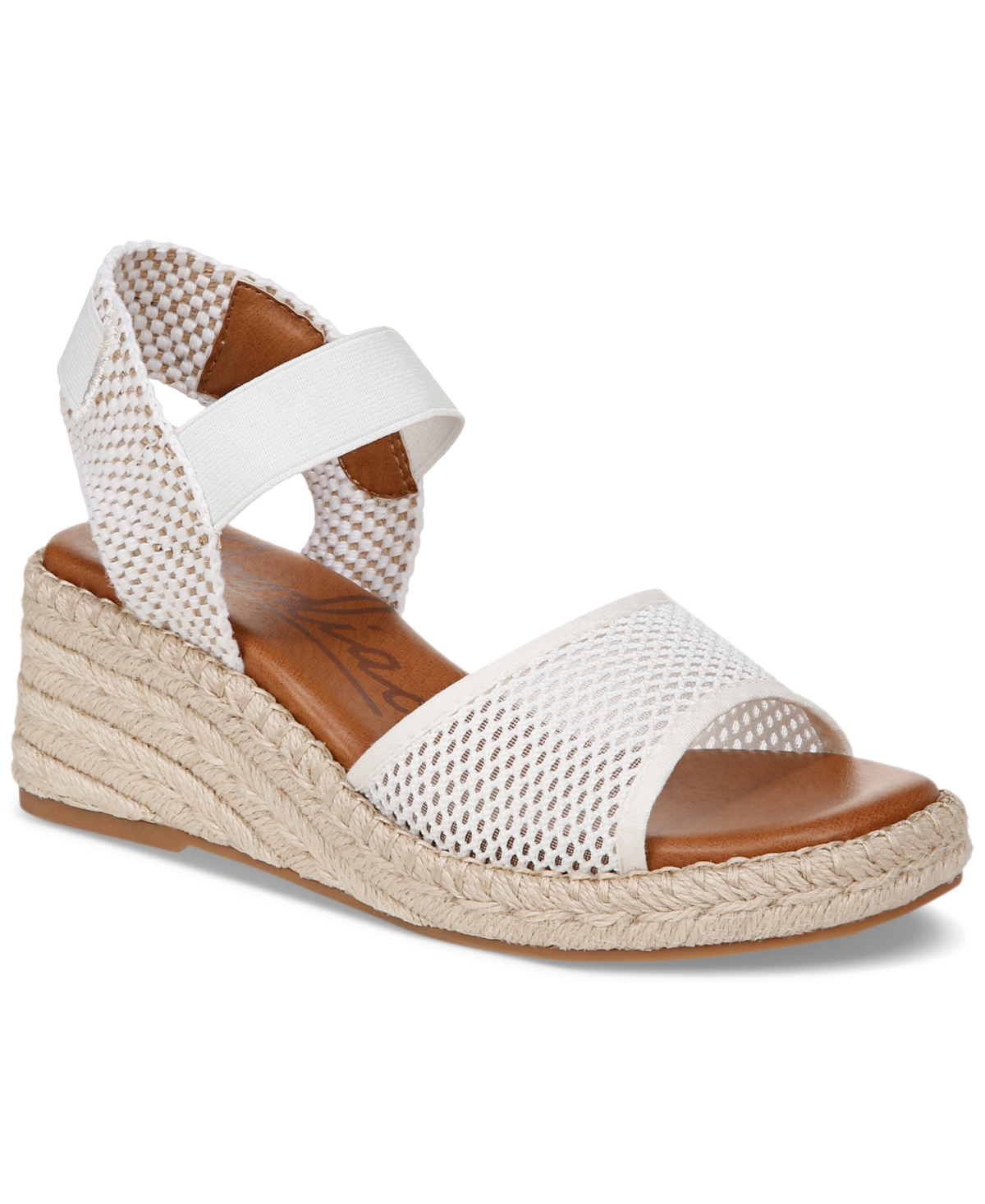 Women's Noreen Ankle-Strap Espadrille Wedge Sandals - Pink