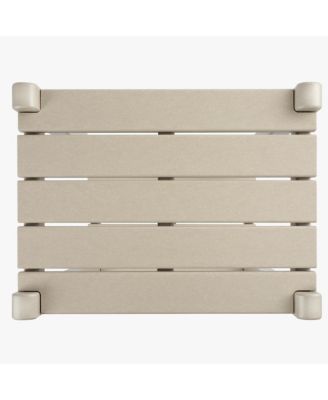 36" Outdoor Adirondack HDPE 2-Tier Patio Side Table