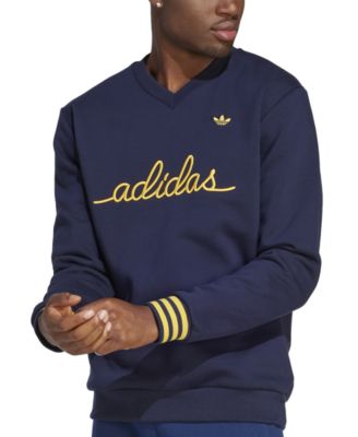 adidas Men s Cursive Logo Sweatshirt Macy s