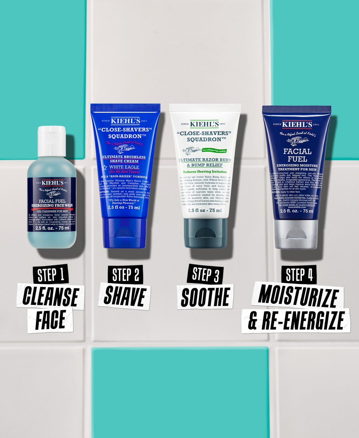 Kiehl's Since 1851 4-Pc. Get Up & Groom Skincare Set
