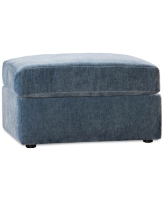 Furniture - 32" Amici Fabric Ottoman