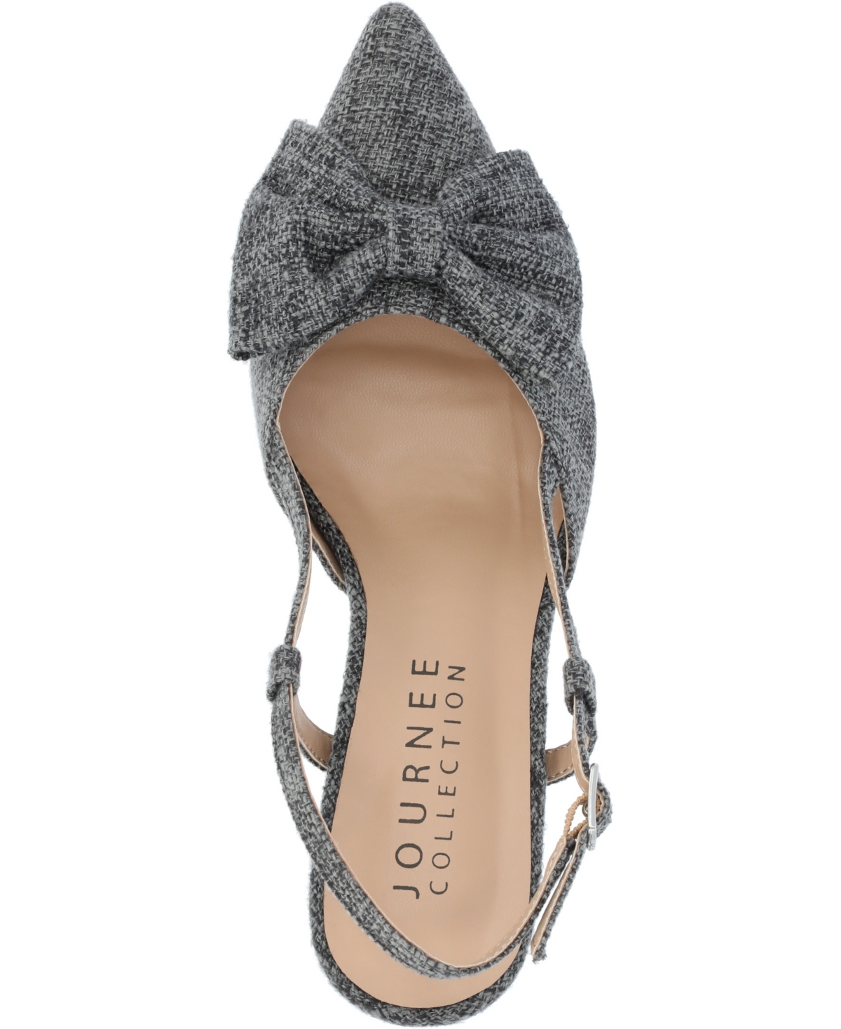 Shop Journee Collection Women's Tailynn Block Heel Pumps In Charcoal