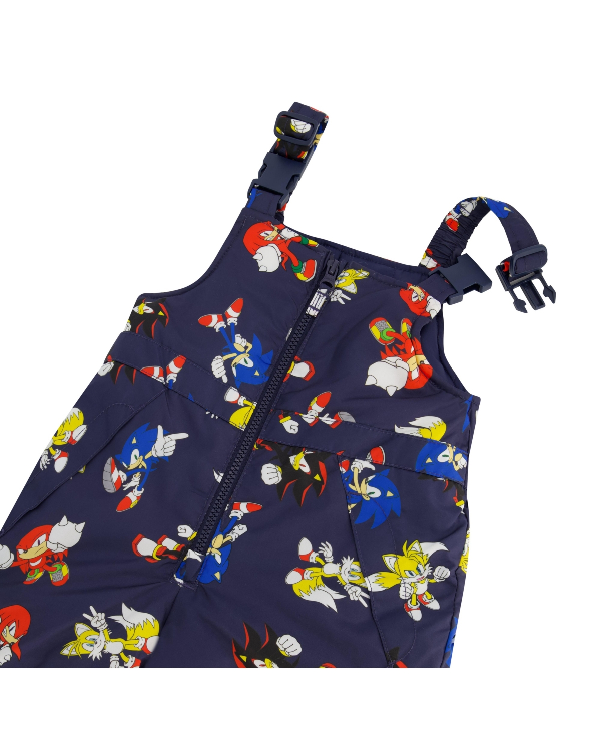 Sega Sonic the Hedgehog Toddler Boys Printed Bib Snow Pants
