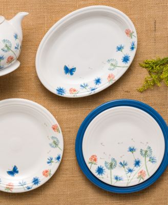 Breezy Floral Oval Platter