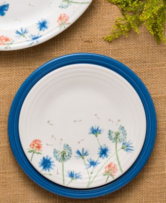 Breezy Floral Luncheon Plate