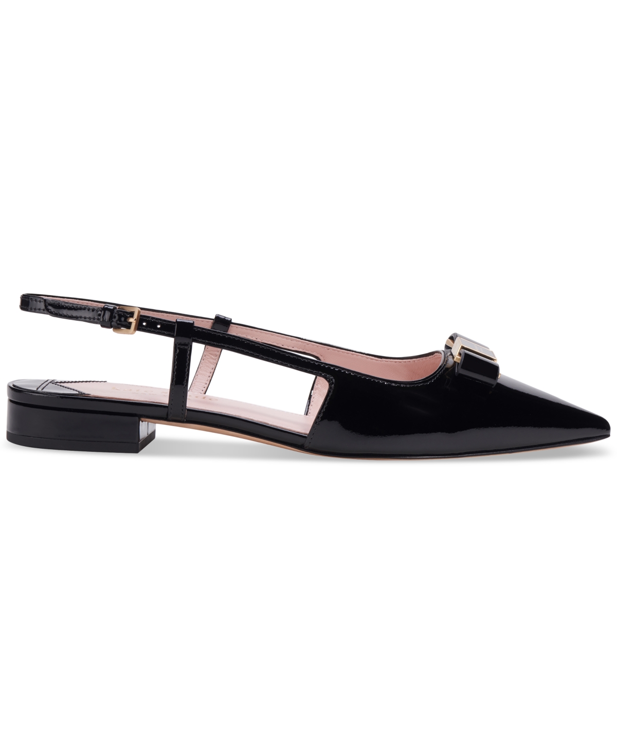 Kate Spade New York Women's Bowdie Pointed-Toe Slingback Flats