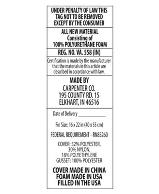 TruCool Serene Foam Side Sleeper Pillow, Standard/Queen