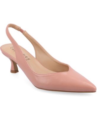 Women's Mikoa Slingback Pointed Toe Kitten Heels