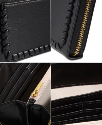 Whip-Stitch Zip Wallet, Created for Macy's