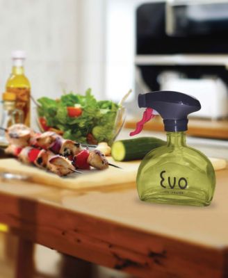 Holds 6-ounces Glass Oil Sprayers, Non-Aerosol for Olive Oil, Cooking Oils, and Vinegars, Set of 2