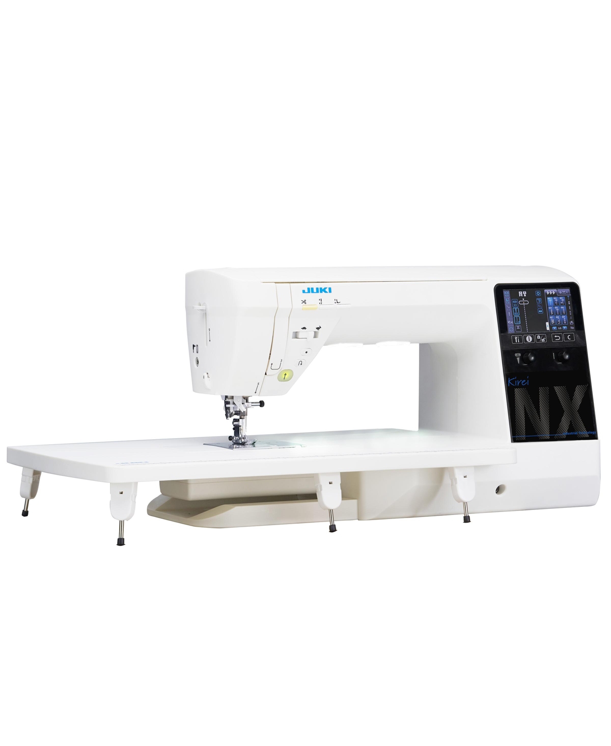 Kirei Long Arm Computerized Sewing and Quilting Machine - White
