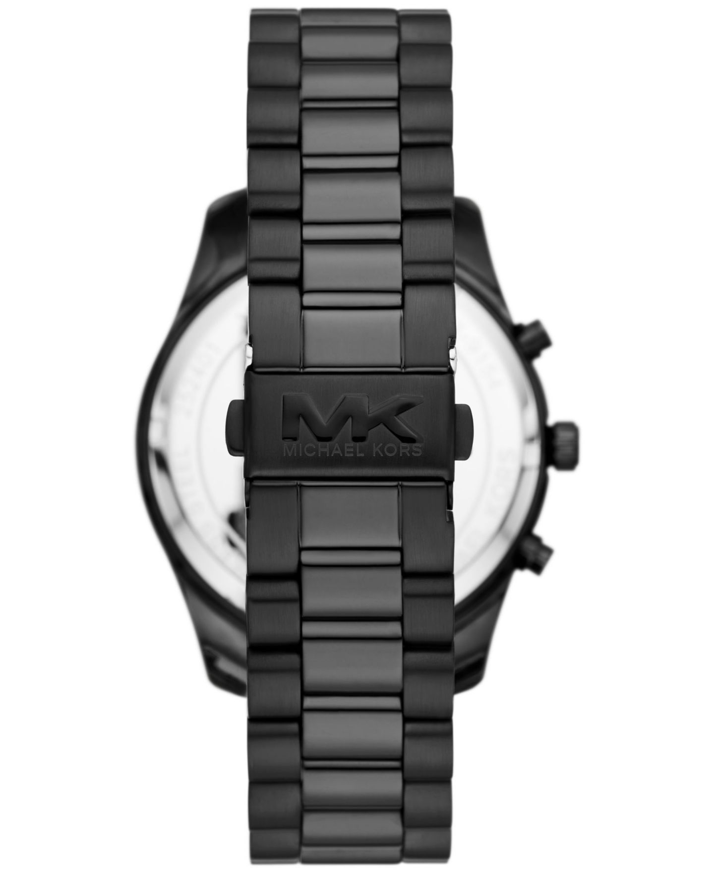 Мужские часы Michael Kors Lexington Chronograph Black Ion Plated Stainless Steel Watch 44mm — фото 3