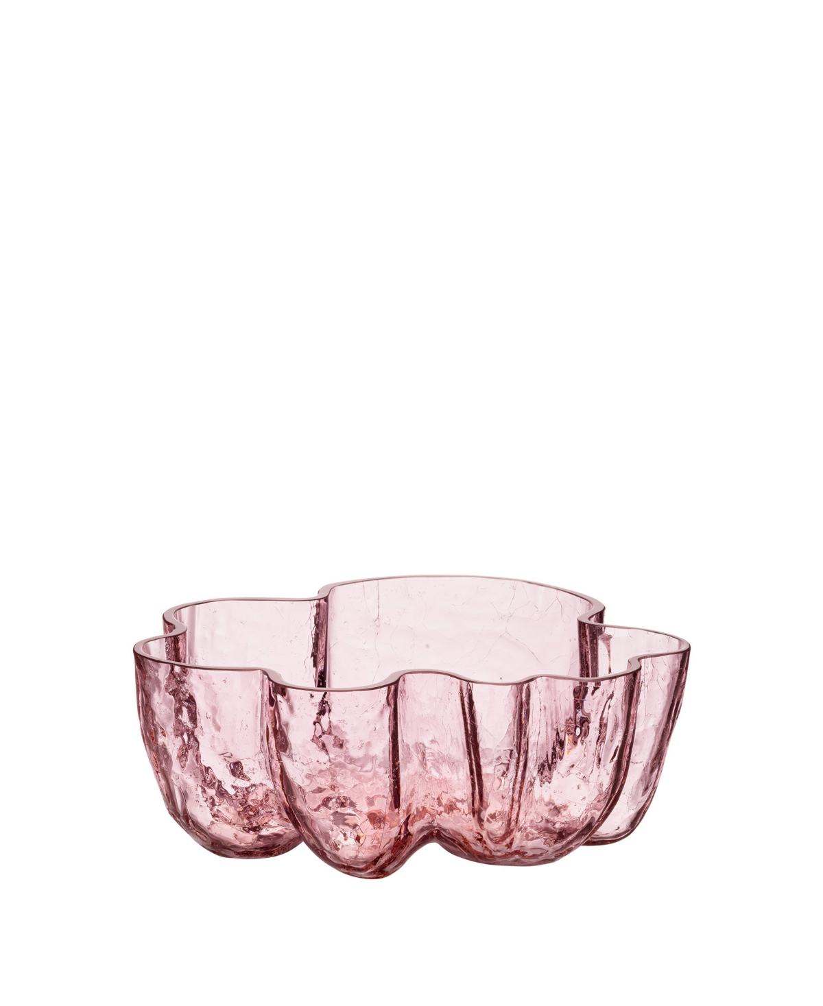 Shop Kosta Boda Crackle Bowl In Pink