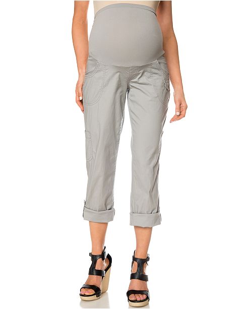 maternity cargo trousers