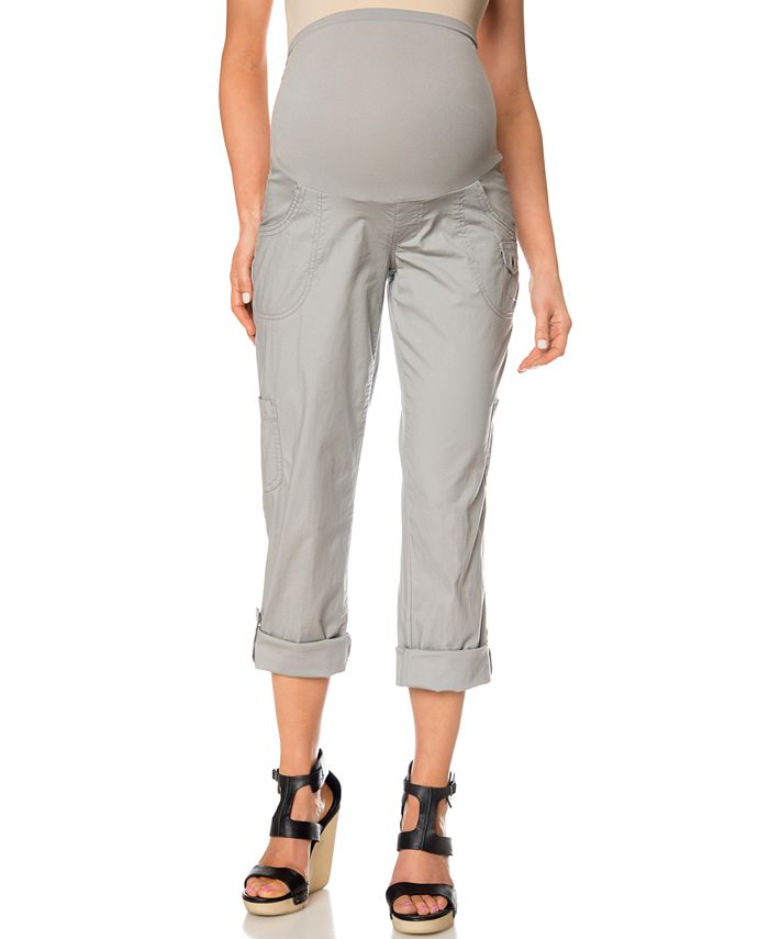 Motherhood Maternity Cuffed Cargo Pants Macy's