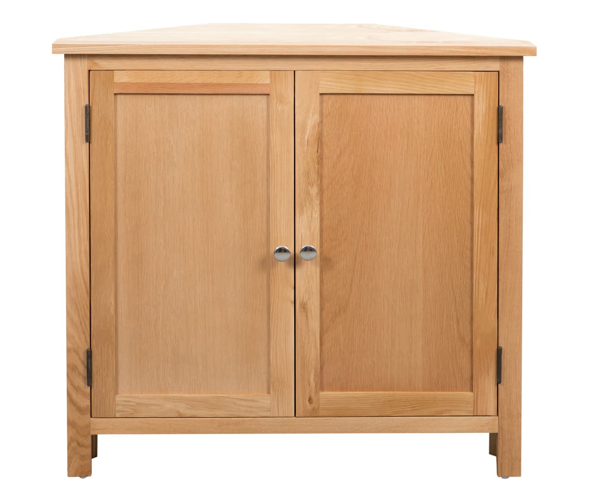 Corner Cabinet 31.4"x13.1"x30.7" Solid Oak Wood
