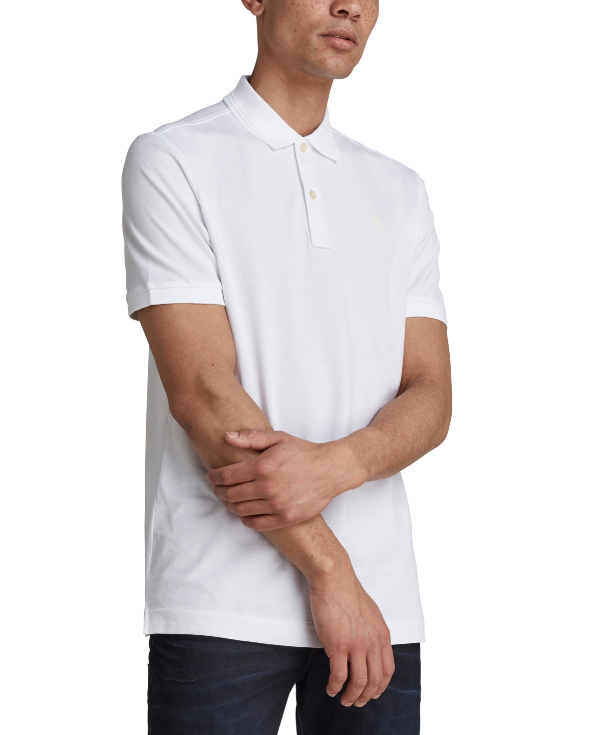 Men's Dunda Slim Fit Short-Sleeve Logo Polo Shirt - Dk Black
