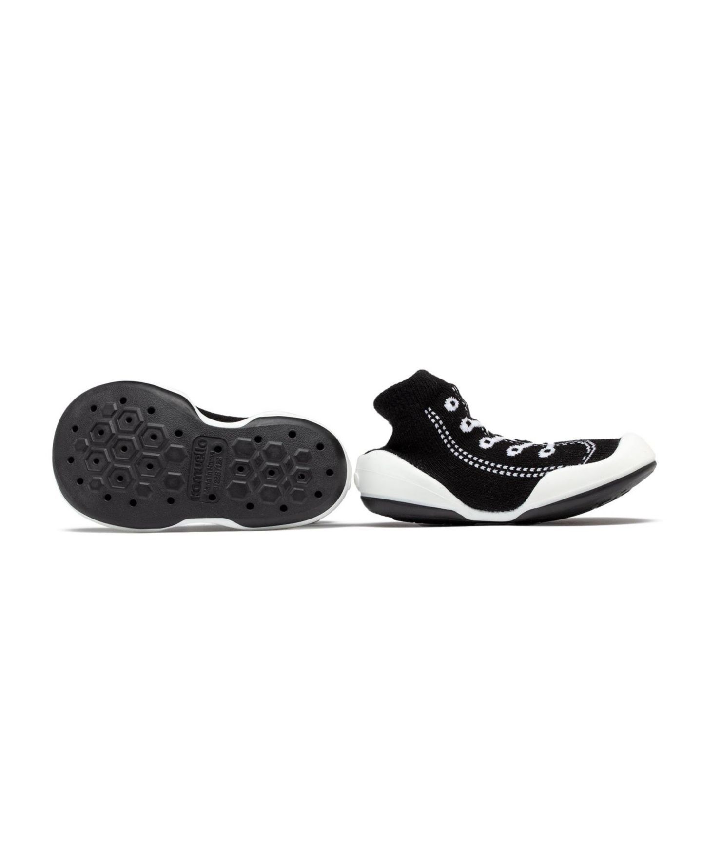 Детские кроссовки Komuello Infant Girl Boy First Walk Sock Shoes Sneakers - Black — фото 11
