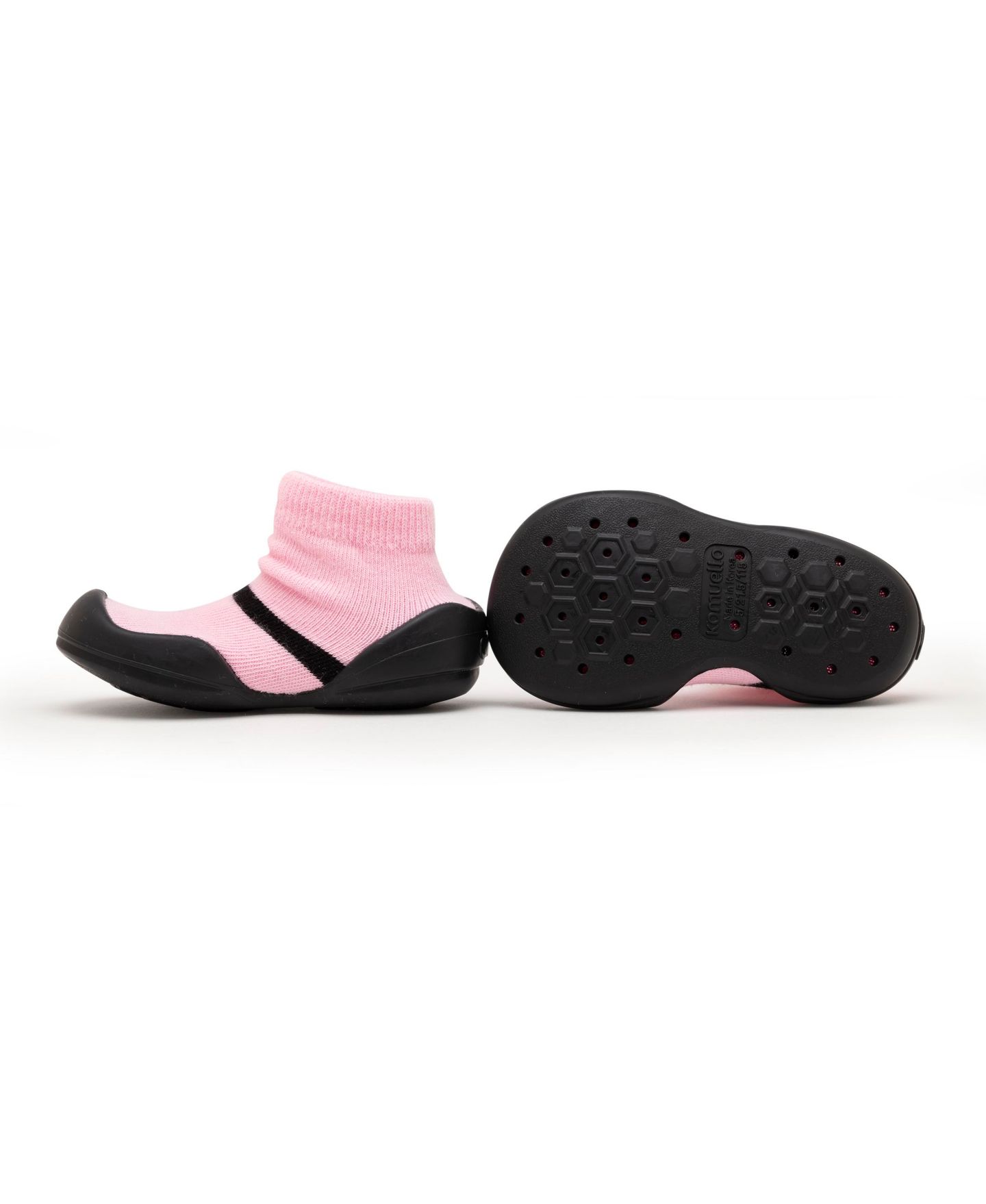 Обувь Komuello First Walk Sock Shoes Mary Jane - Pink для девочек-малышей, цвет: Розовый — фото 3