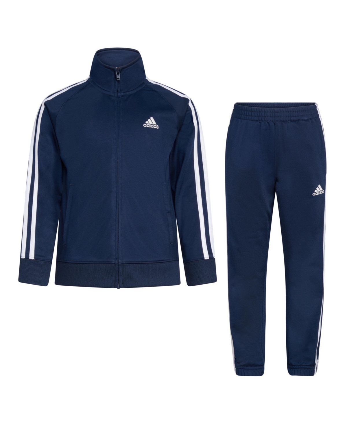 Adidas Originals Toddler Boys Tricot Jacket And Jogger Pants, 2-piece Set In Collegiate Navy