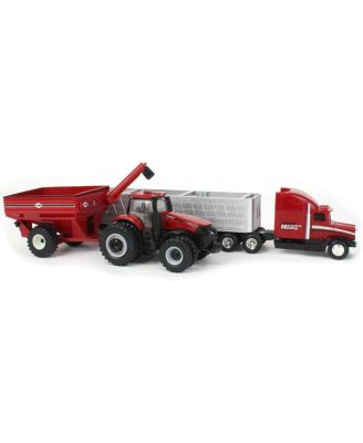 1/64 Case IH Combine, Tractor and Truck Harvesting Set