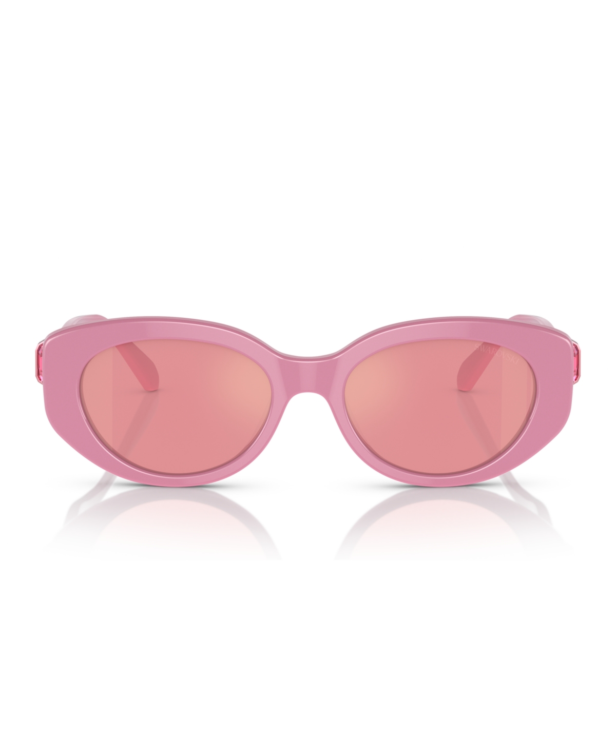 Swarovski Crystal-embellished Cat-eye Frame Sunglasses In Pink