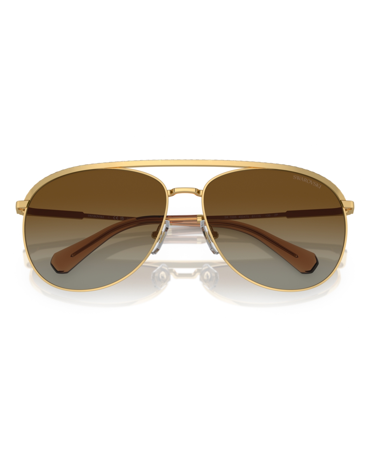 Swarovski Women's Polarized Sunglasses, Gradient SK7005