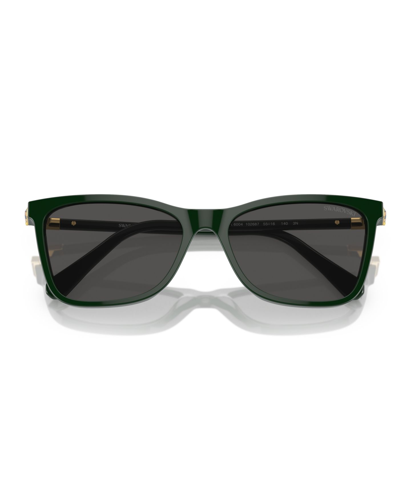 Женские солнцезащитные очки Swarovski Sunglasses SK6004, цвет: Зелёный изумрудный — фото 5