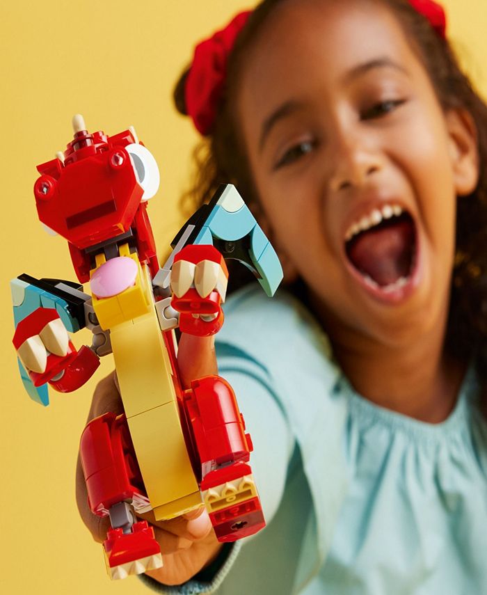 LEGO® Creator 31145 Red Dragon Toy Building Set - Macy's