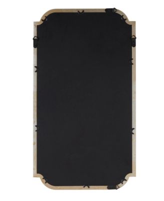 Adelaide Gold-Tone Scalloped Wood Wall Mirror