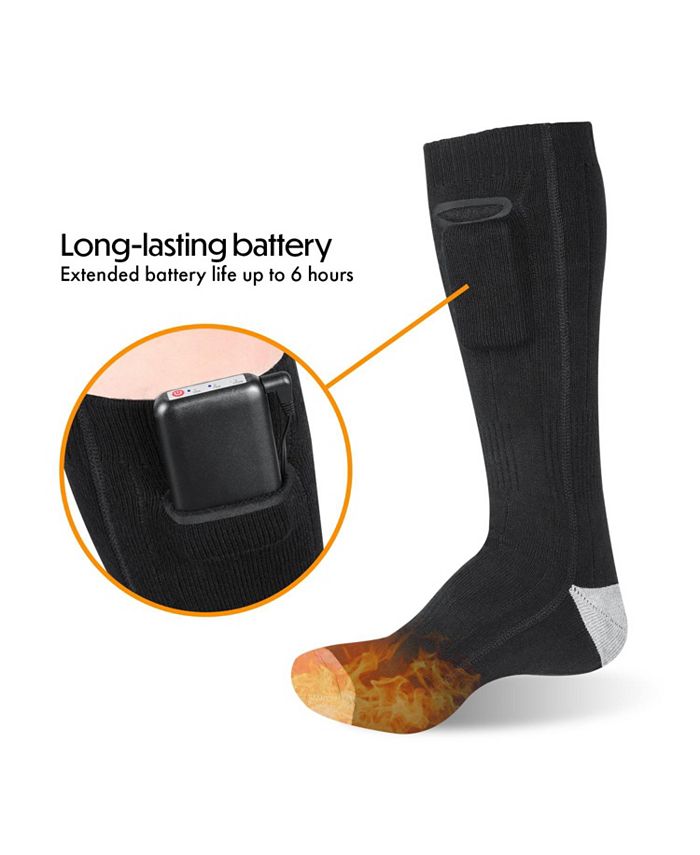 Dartwood Heated Socks with Rechargeable Electric Battery for Men ...