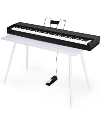 88-Key Full Size Digital Piano Weighted Keyboard with Sustain Pedal ...