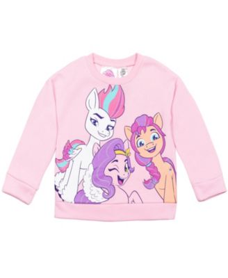 Toddler Girls My Pony Sunny Pipp Zipp Fleece Pullover Sweatshirt Legging Set Toddler|Child
