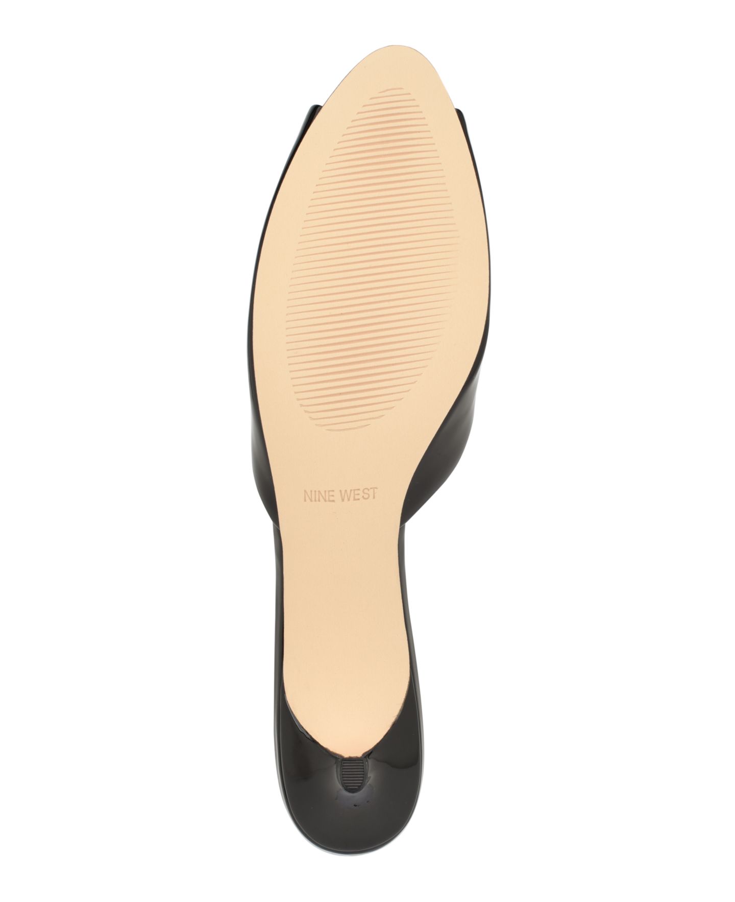 Женские сандалии Nine West Luvlie Kitten Heel Dress Sandals, цвет: Чёрный лаковый — фото 5