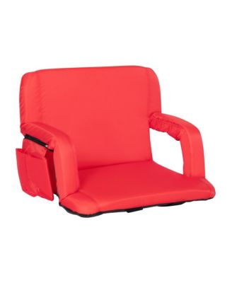 one pack Lightweight Metal Frame With Armrests & Backpack Straps Extra Wide Portable Stadium Chair